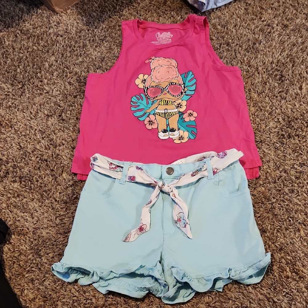 $3/Bundled- Lol Tank & Shorts
